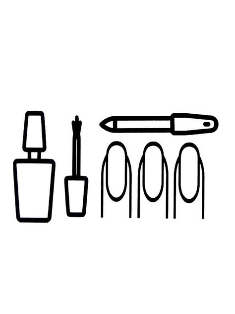 Nail Coloring Pages