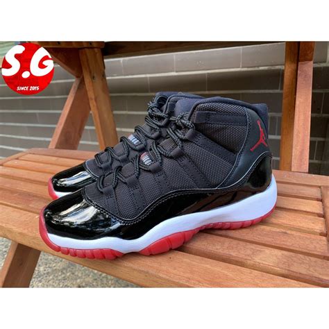 S G Air Jordan 11 Retro Bred 黑紅 Xi Aj11 喬丹 女 378038 061 蝦皮購物