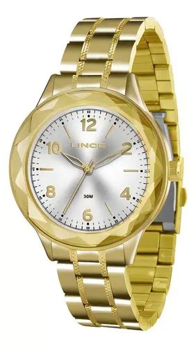 Reloj De Pulsera Lince Lrg4344ls2kx De Cuerpo Color Dorado Para Mujer