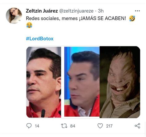 Lord Botox los memes que dejó Alito Moreno tras audios y