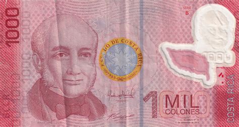 Costa Rica 1000 Colones 2013 Polymer Note Coinbazzar