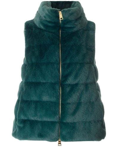 Dark Green Waistcoats And Gilets For Women Lyst