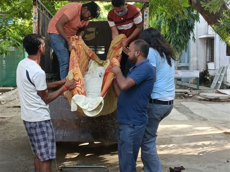 तेज रफ्तार अज्ञात वाहन की चपेट में आने से एक साइकिल सवार व्यक्ति की हुई