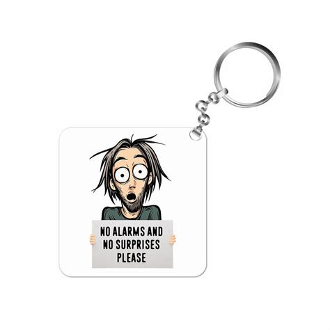 Radiohead Keychain No Surprises At Rs 199 00 Keychains Id