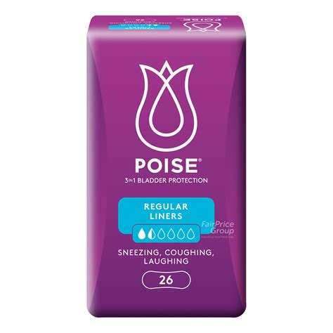 Poise Liners For Bladder Leakage - Regular (19cm) | NTUC FairPrice