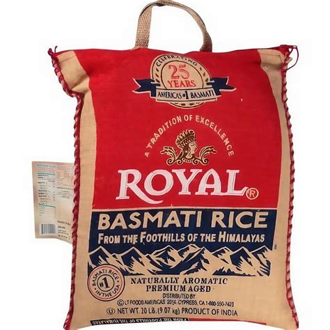 Loop Handle Printed Basmati Rice Fancy Jute Bag Storage Capacity