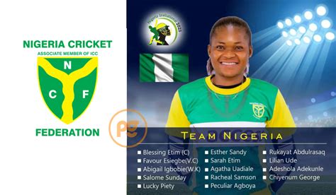 WT20I: Nigeria Cricket Federation announces 14-player squad