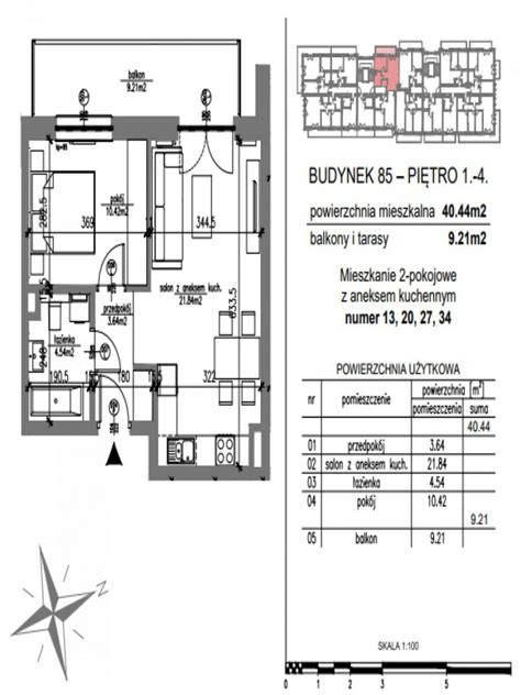 Mieszkanie Kraków ul Żabiniec 40 m2