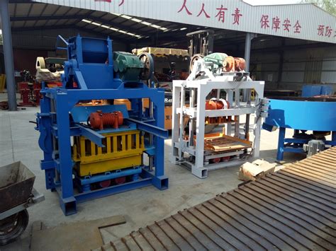 Qtj4 40 High Quality Cement Paver Block Hollow Concrete Brick Making