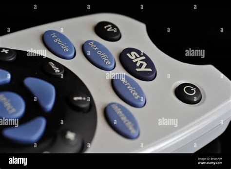 Sky tv remote control hi-res stock photography and images - Alamy