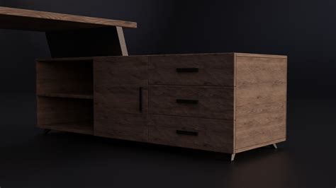 Modern Desk Design | CGTrader