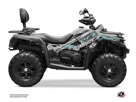 Cf Moto Cforce Atv Brush Graphic Kit Grey Kutvek Kit Graphik