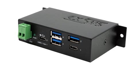 4 Port USB 3 2 Gen1 Metall HUB Mit 1 X C Und 3 X A Ports Upstream Mit