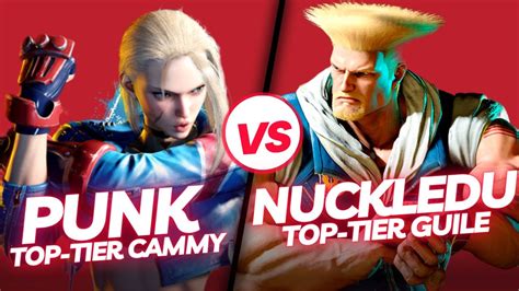 Sf Punk Cammy Vs Nuckledu Guile Street Fighter Top Tier Gameplay