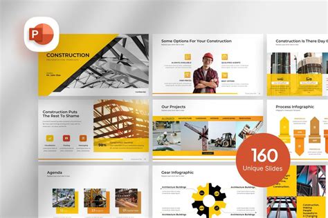 Construction Powerpoint Presentation Templates