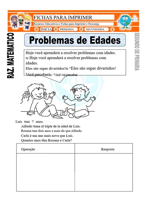 2 Ano Fundamental Idade