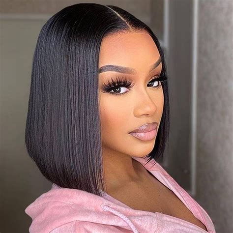 4x4 Bob Wigs Lace Front Short Wigs West Kiss Hair