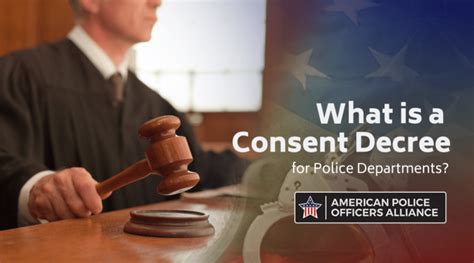 What Is A Consent Decree For Police Departments