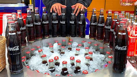 Perfect Taste Refreshing Coca Cola Slushies Bangkok Street Food