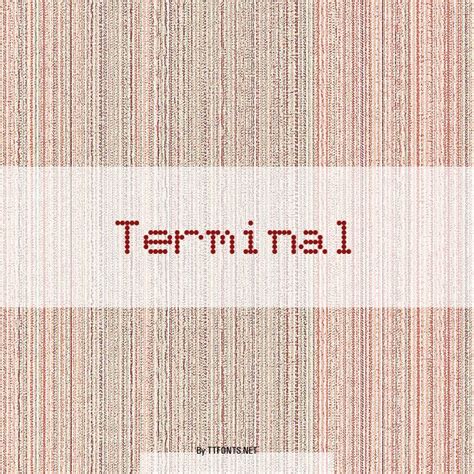 Terminal Regular Truetype Font