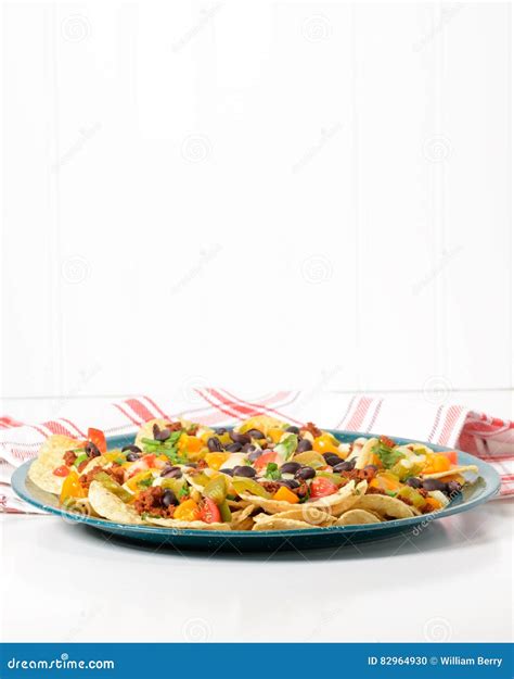 Nacho Platter Portrait Stock Photo Image Of Appetizer 82964930