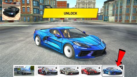 Corvette C New Skin How To Unlock Extreme Car Driving Simulator