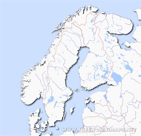 Free Printable Maps Of Scandinavia