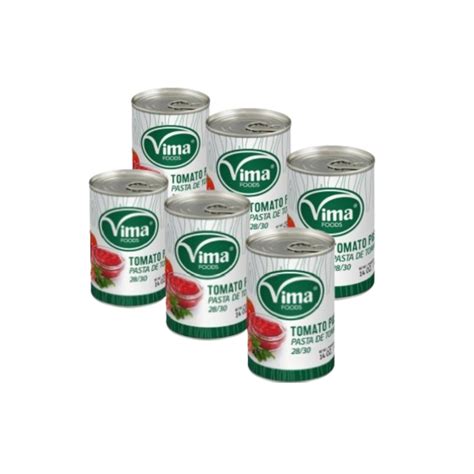 Pasta De Tomate Vima Foods 6 X 400 G 14 10 Oz Supermarket 23 Es