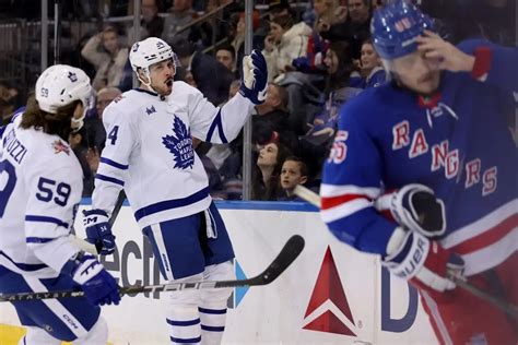 Game In Led By Matthews Four Points Maple Leafs Overcome