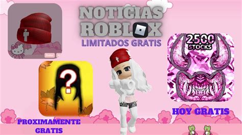 NOTICIAS ROBLOX ACCESORIO DE CARA HOY NUEVO GORRITO CUTE GRATIS Y