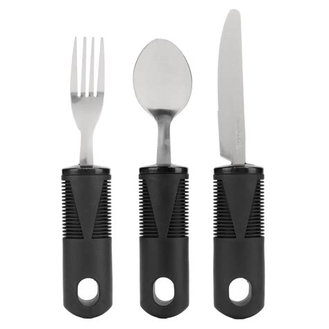 Weighted Utensils For Parkinson S Elderly 3pcs Stainless Steel