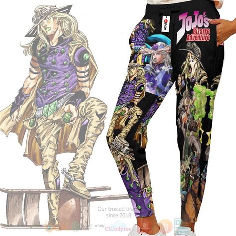 Hot Gyro Zeppeli Jojo S Bizarre Adventure Adventures Anime Jogger Pants Boxbox Branding