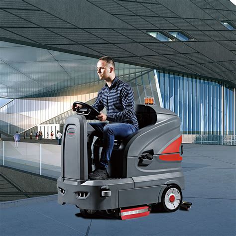 Ride On Type Cleaning Machine Floor Scrubber Dryer Clean Sweeper And