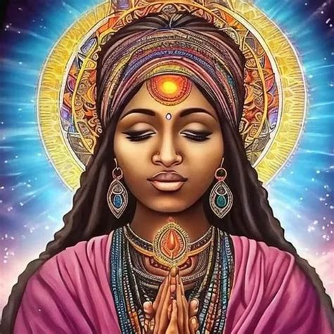 A Beautiful Majestic Spiritual Woman Embracing Her T Openart