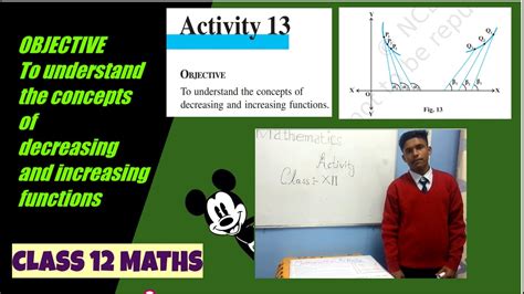 Class Xii Maths Activity Ncert To Understand The Concepts Of