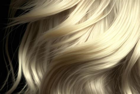 Premium Photo Wispy Blonde Hair Texture Creative Digital Illustration