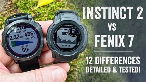 Garmin Instinct 2 Vs Fenix 7 A Very Detailed Comparison Youtube