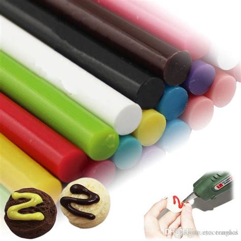 2019 7mm 100mm Solid Color Hot Melt Glue Sticks For Electric Glue Gun Craft Album Repair DIY