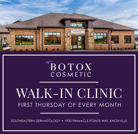 Walk-In Botox Clinic Every Month at Southeastern Dermatology