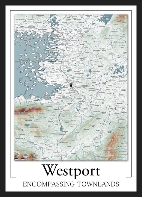 Geomaps Local Irish Townland Poster Maps