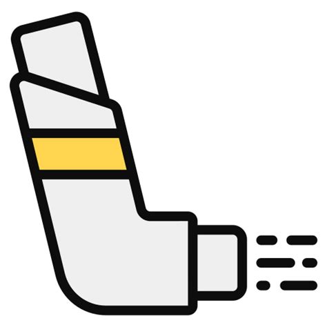 Inhaler Generic Outline Color Icon