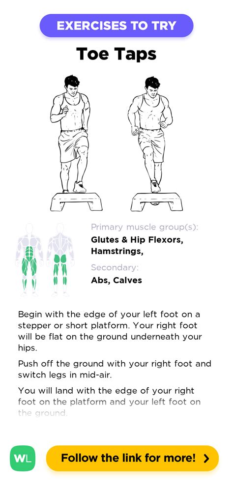 Toe Taps – WorkoutLabs Exercise Guide