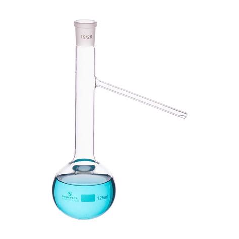 Borosilicate Glass Flask Distillation With Side Tube For Laboratory