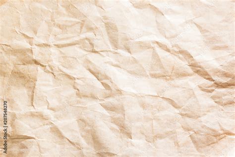 Brown crumpled old paper texture background Stock Photo | Adobe Stock