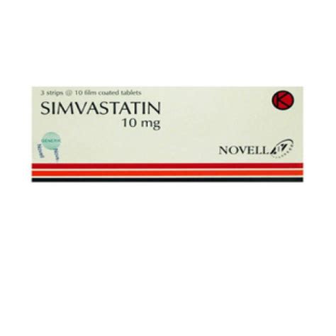 Simvastatin 10 Mg 10 Tablet Novell Manfaat Kandungan Dosis Dan