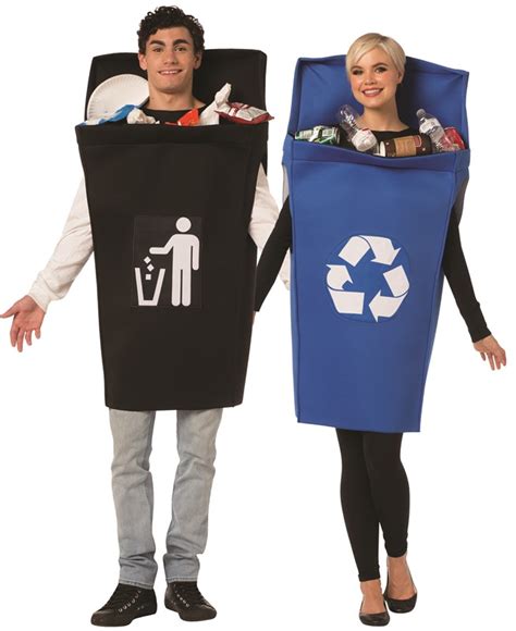 Recycle Couples Halloween Costume Green Rasta Imposta