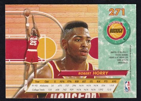 Fleer Ultra Robert Horry Houston Rockets Nrmint Mint Ebay