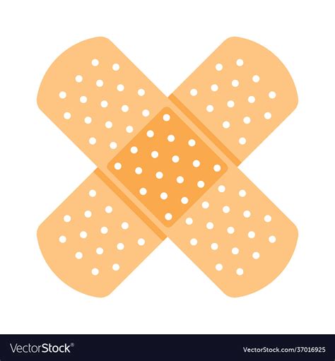 Adhesive bandage Royalty Free Vector Image - VectorStock