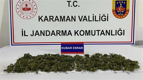 Karamanda Jandarmadan Uyu Turucu Operasyonu