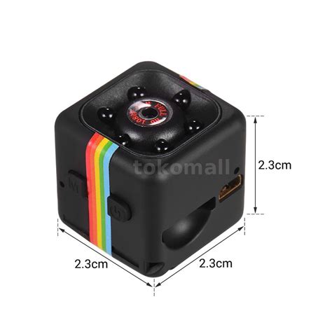 Mini Cube Camera 1080p Hd Ir Night Vision 120° Wide Angle 32gb Extended